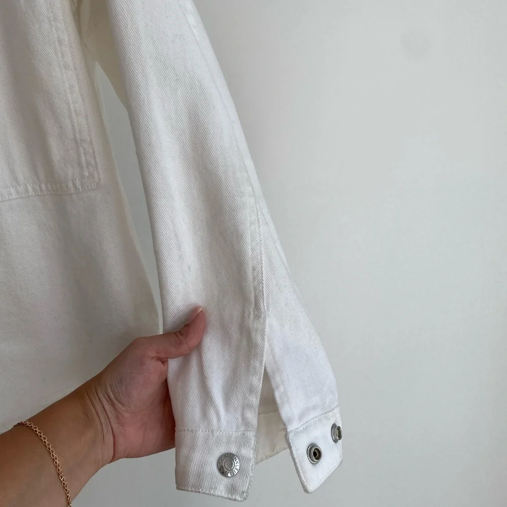 Calvin Klein white Jean jacket - Picture 4 of 5
